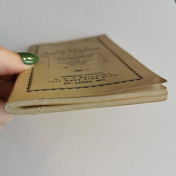 1927 Constitution Railroad Telegraphers Booklet Railway Workers St Louis MO - Picture 3 of 11
